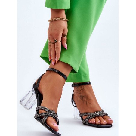 Sandale cu toc model 177715 Step in style