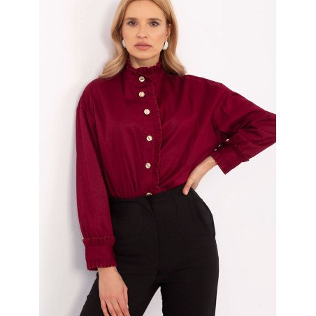 Cămaşă cu mânecă lungă model 204968 Italy Moda