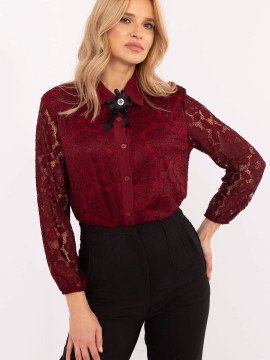 Cămaşă cu mânecă lungă model 204980 Italy Moda