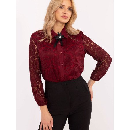 Cămaşă cu mânecă lungă model 204980 Italy Moda