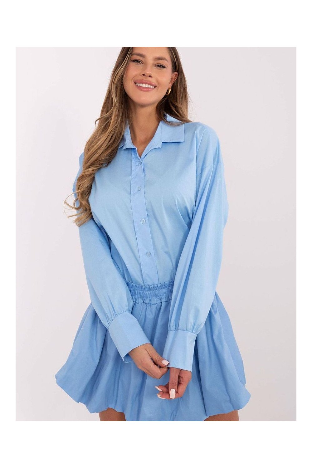 Cămaşă cu mânecă lungă model 208721 Italy Moda