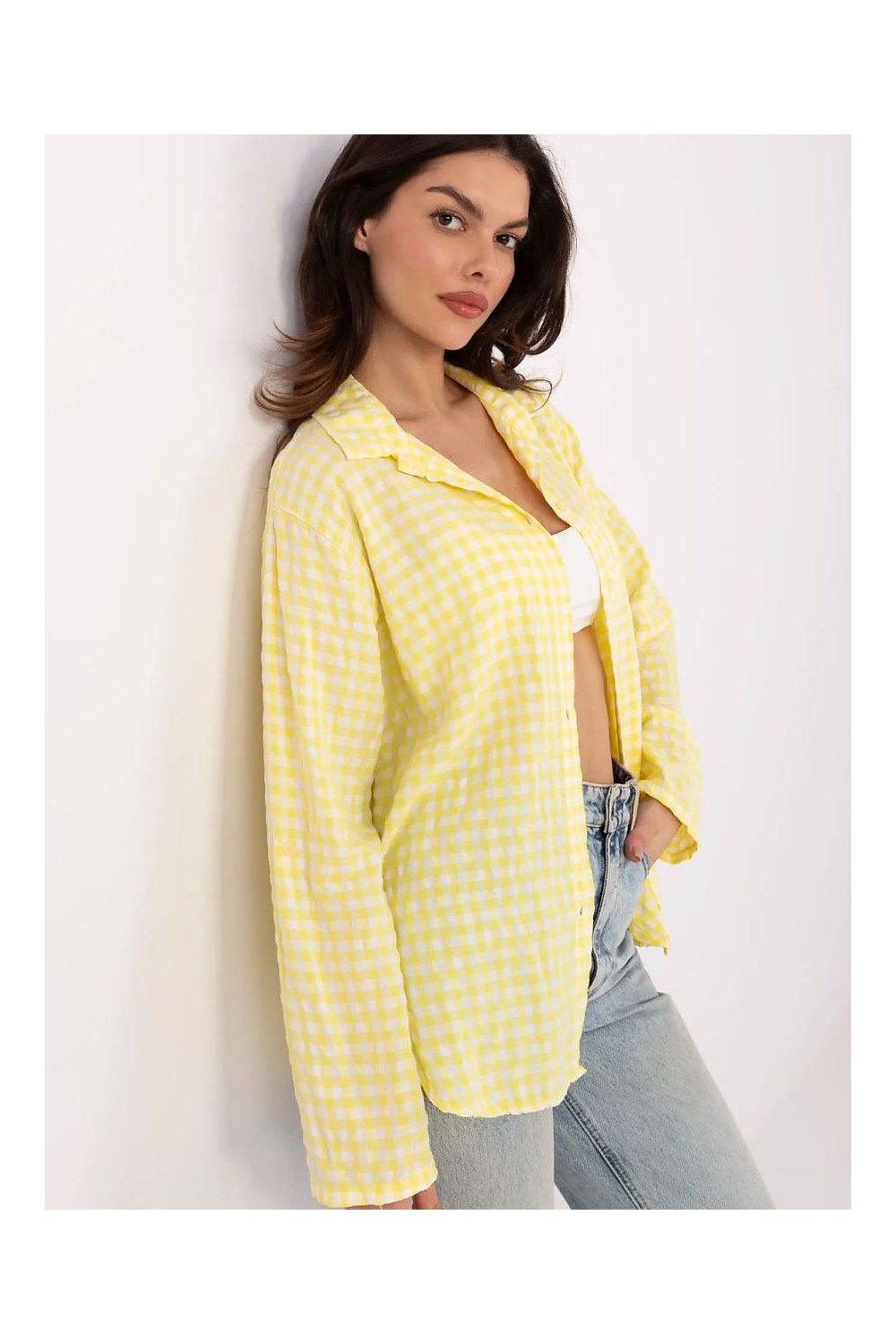 Cămaşă cu mânecă lungă model 210001 Italy Moda