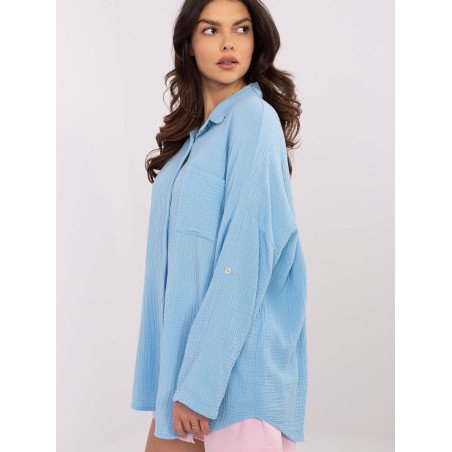 Cămaşă cu mânecă lungă model 210010 Italy Moda