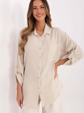 Cămaşă cu mânecă lungă model 210011 Italy Moda