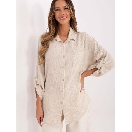 Cămaşă cu mânecă lungă model 210011 Italy Moda