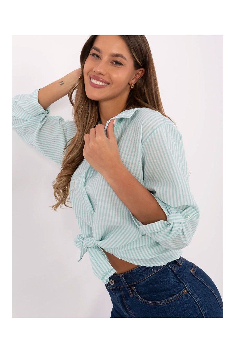 Cămaşă cu mânecă lungă model 210014 Italy Moda