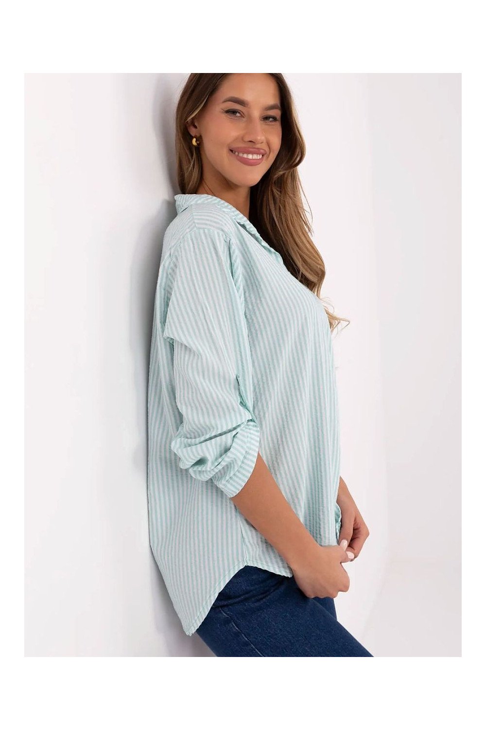 Cămaşă cu mânecă lungă model 210014 Italy Moda