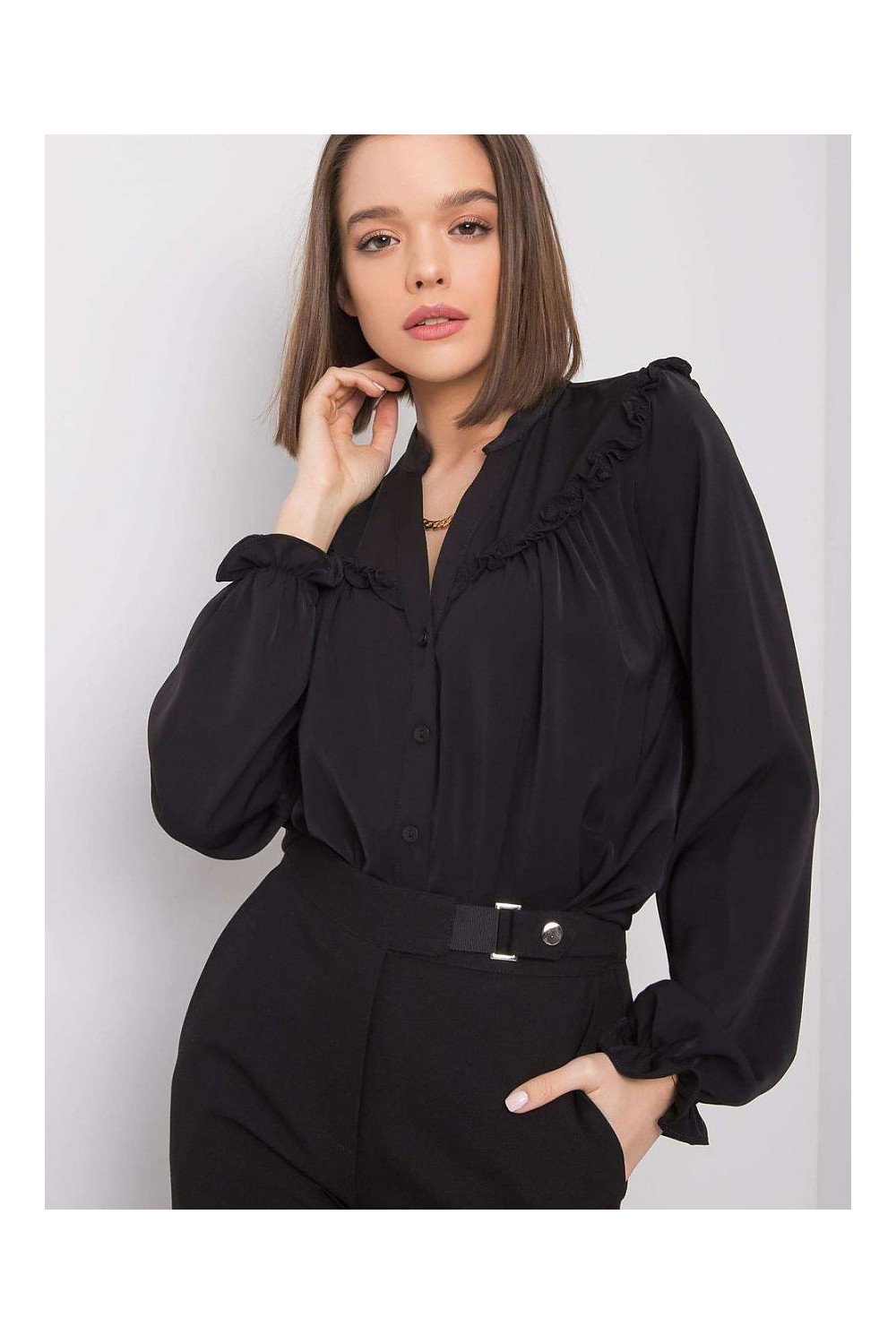 Cămaşă cu mânecă lungă model 159782 Och Bella Cămaşă cu mânecă lungă model 159782 Och Bella