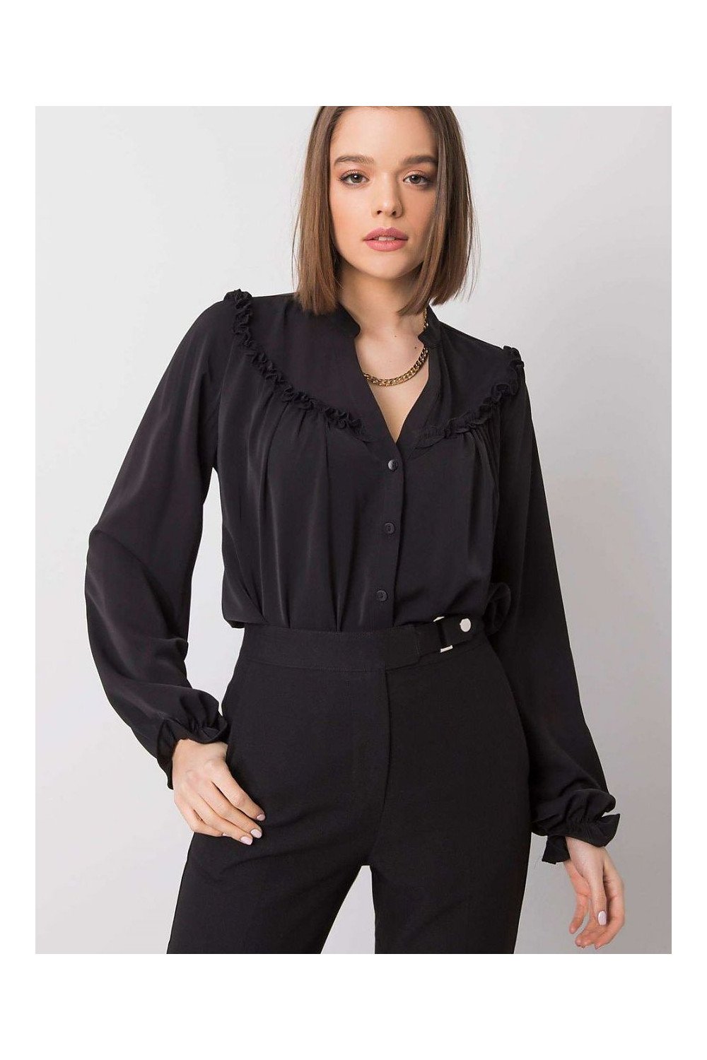 Cămaşă cu mânecă lungă model 159782 Och Bella Cămaşă cu mânecă lungă model 159782 Och Bella