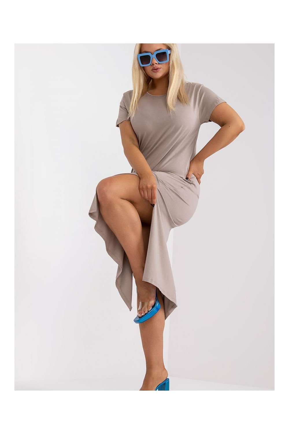 Rochie marime plus model 166009 BFG Rochie marime plus model 166009 BFG